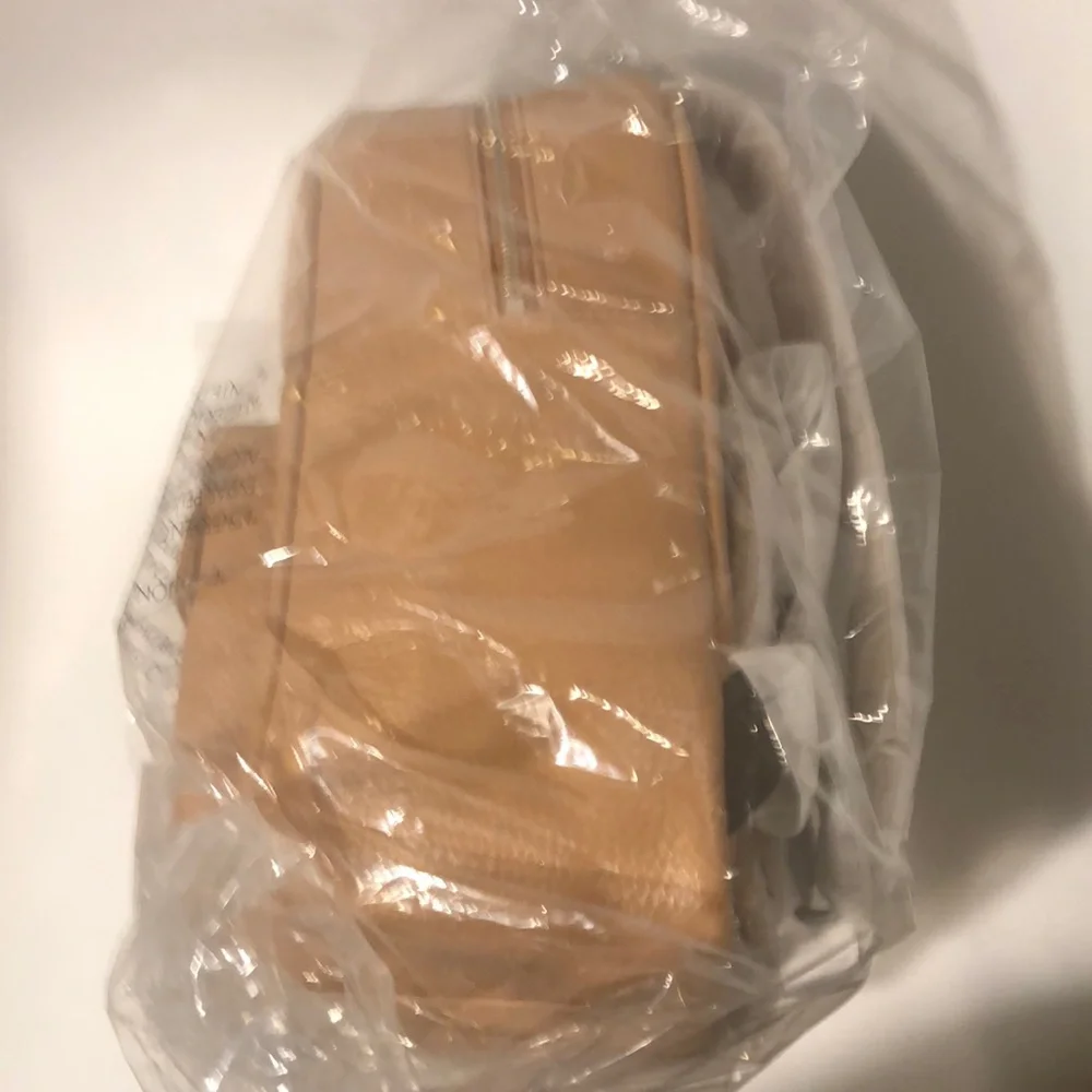 NWT $250 Rebecca Minkoff Mini Mab Leather Backpack in Tan!